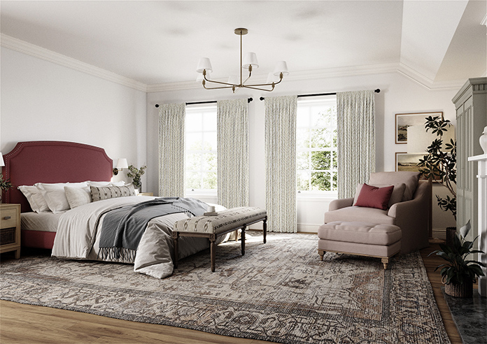 Boughton Faux Silk, Ruby - Made to Measure Curtains - Image 7